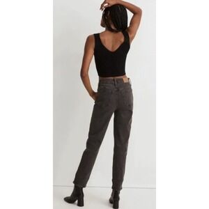 Madewell The Perfect Vintage Jean High Rise Straight Leg Faded Black Size 29